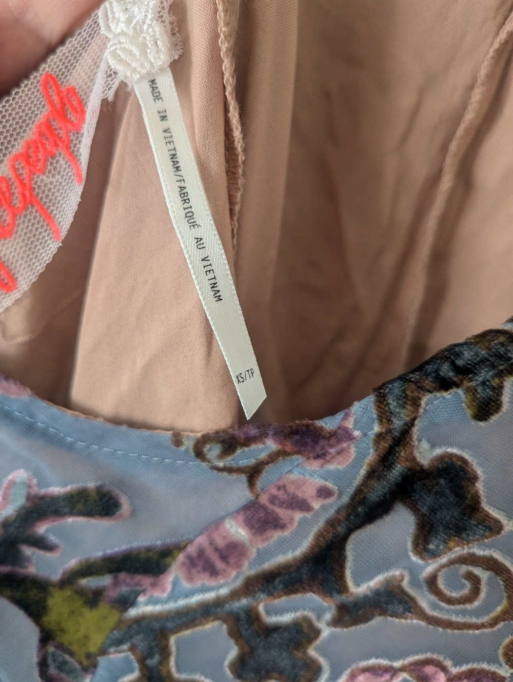 Free People Bali Painterly Paisley Velvet Maxi Dress - Picture 4 of 14